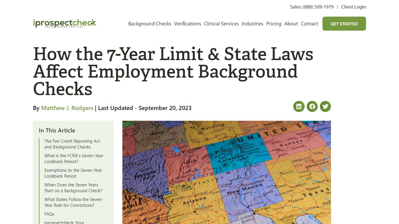 How the 7-Year Limit & State Laws Affect Employment Background Checks ...